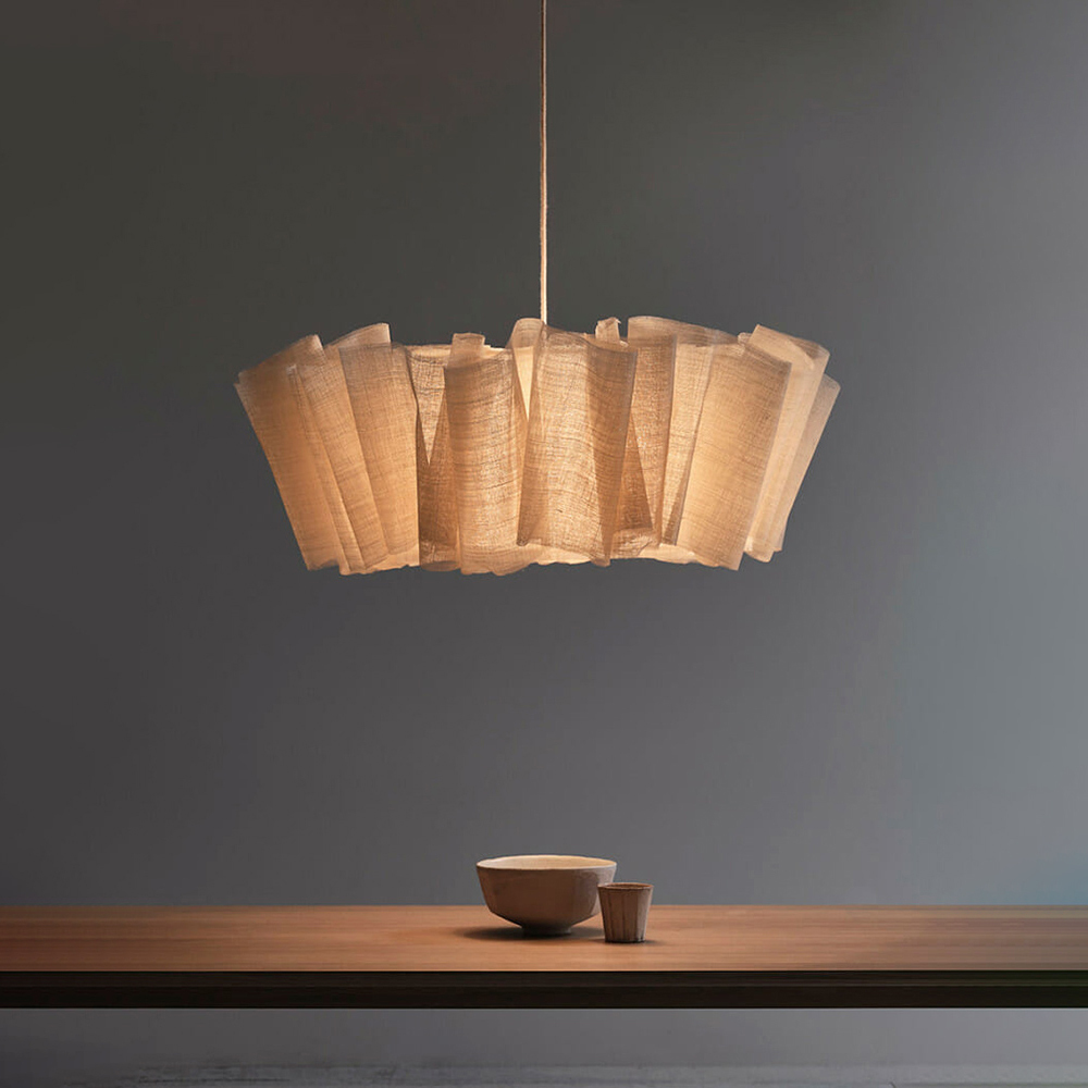 Japanese Retro artisticFabric Chandelier Wabisabi Home decor Pendant