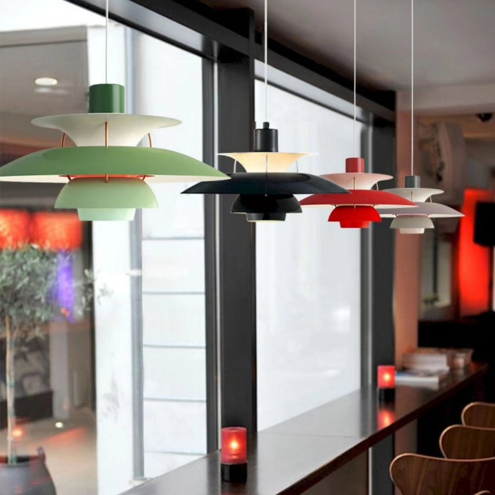 Danish Minimalist PH5 Metal Pendant light Mid Century Modern Dining Table Lamps Designer Chandelier