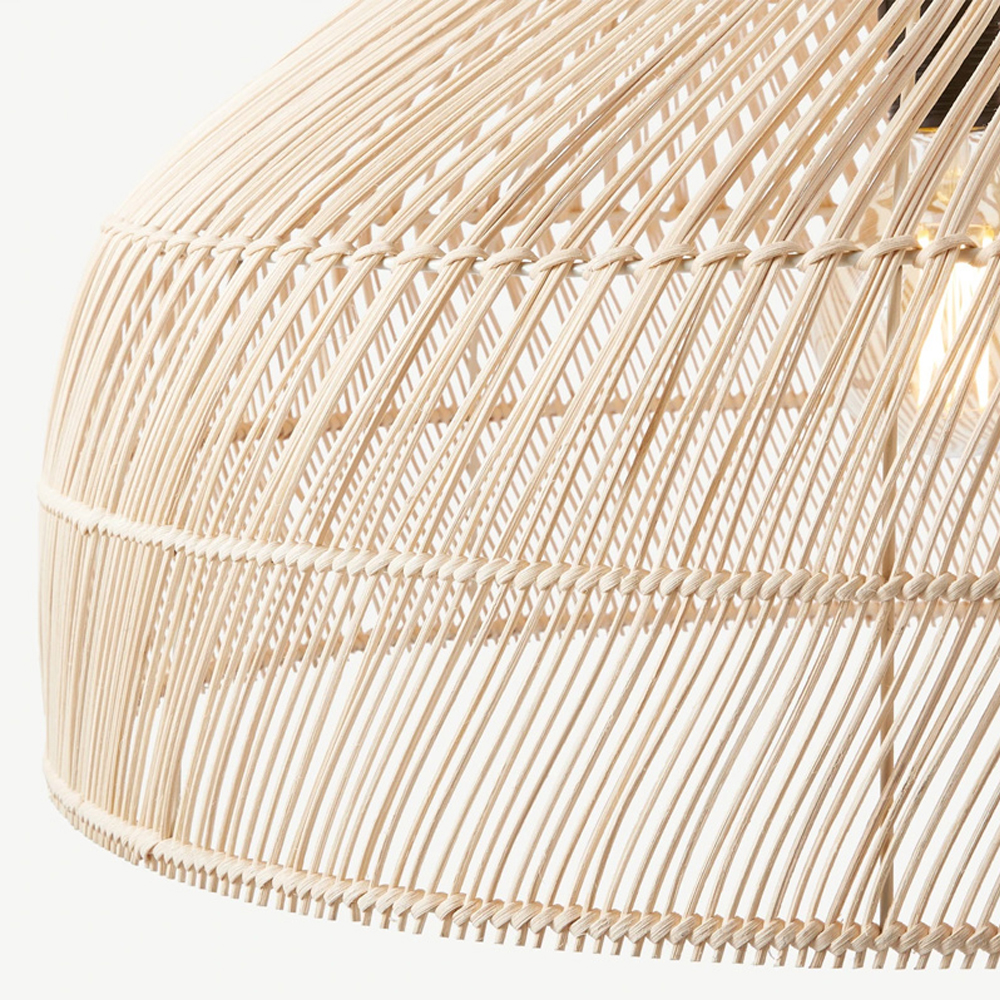 Southeast Asian Creative Bamboo Rattan Lampshade Decorative Chandelier