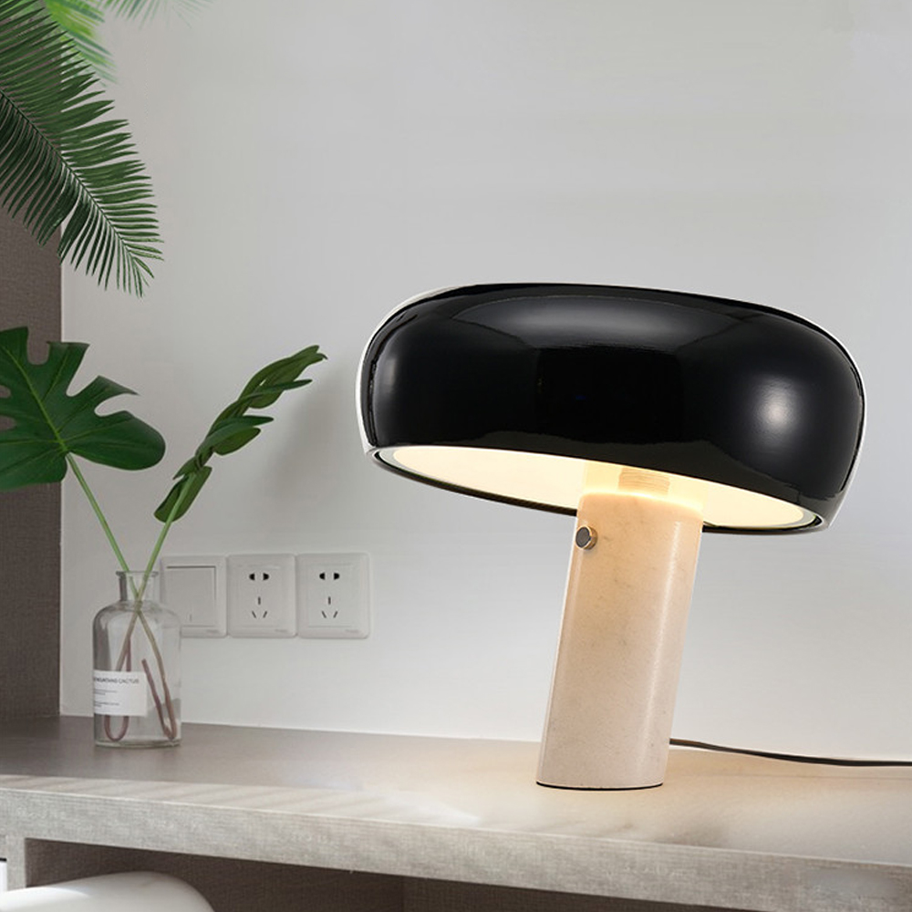 Italian Snoopy Mushroom Marble Table Lamp Bedside Lamp