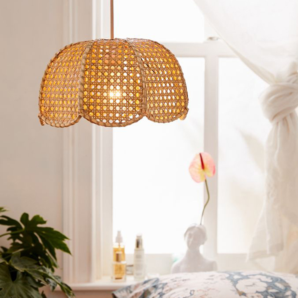 Southeast Asian Rattan Art Chandelier Modern Minimalist Creative Japanese Pendant Lamps