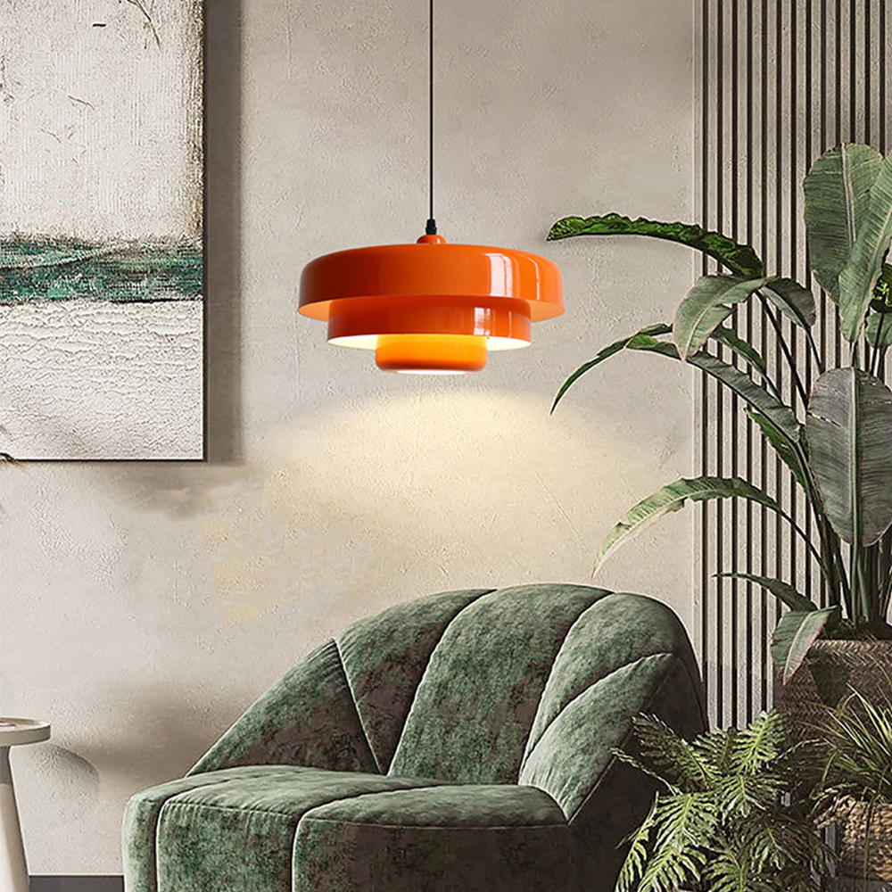 Nordic Minimalist Metal Pendant Light Danish Classic Multi-layer Lamps