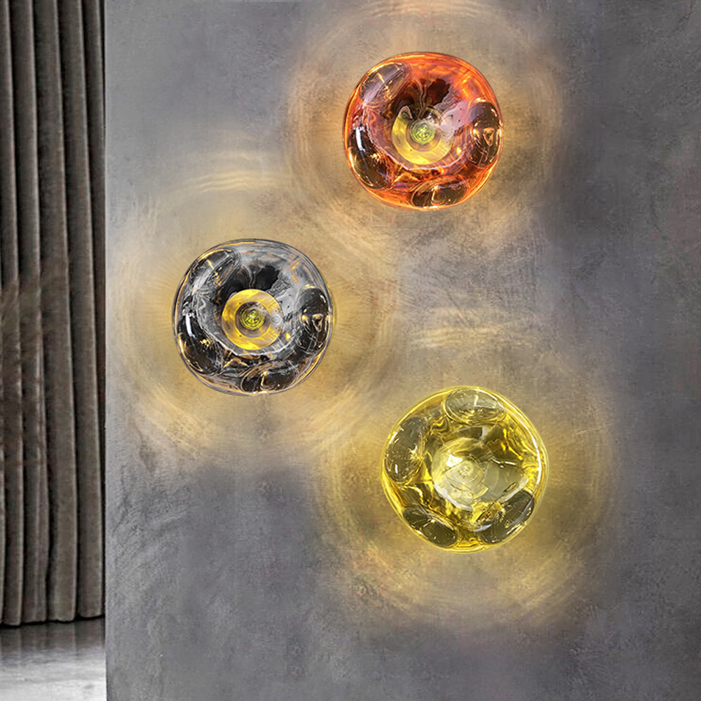 Modern Creative Glacier Lava Wall Lamp Bedroom Acrylic Wall Sconces