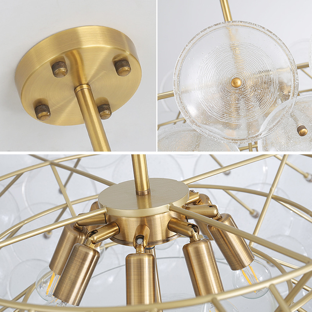 Italian Designer Modern Living Room Crystal Chandelier Creative Glass Pendant Light