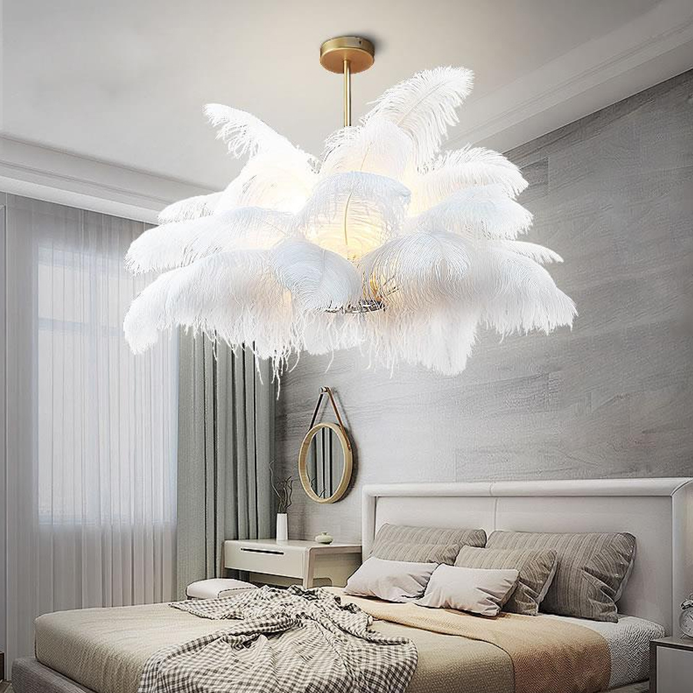 Feather Chandeliers