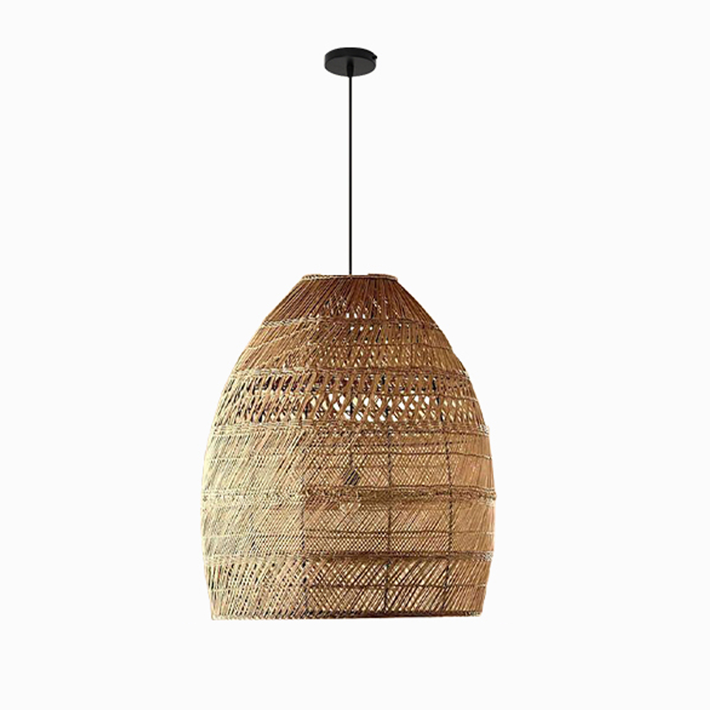 Dining Table Pendant Light Handmade Rattan Lampshade