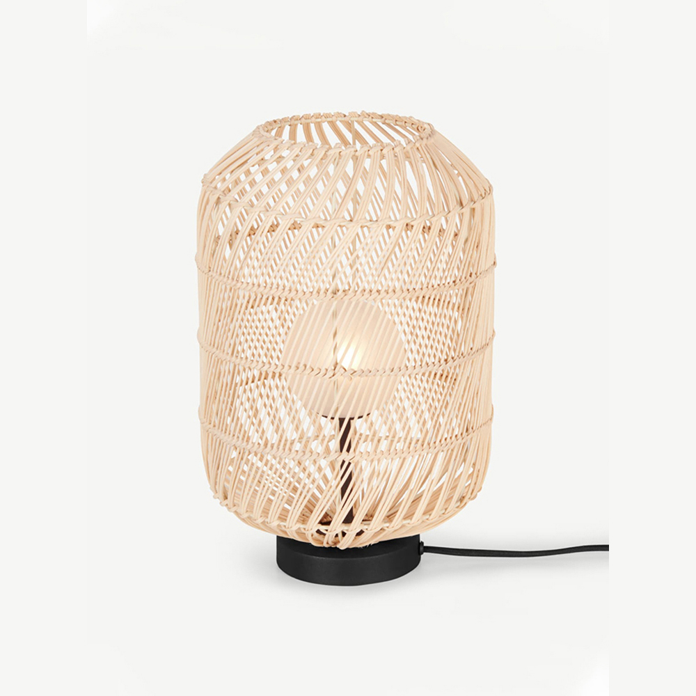 Japanesestyle Creative Handwoven Rattan Table Lamp