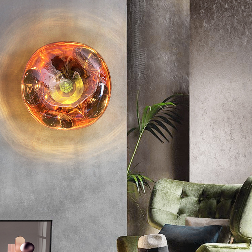Modern Creative Glacier Lava Wall Lamp Bedroom Acrylic Wall Sconces