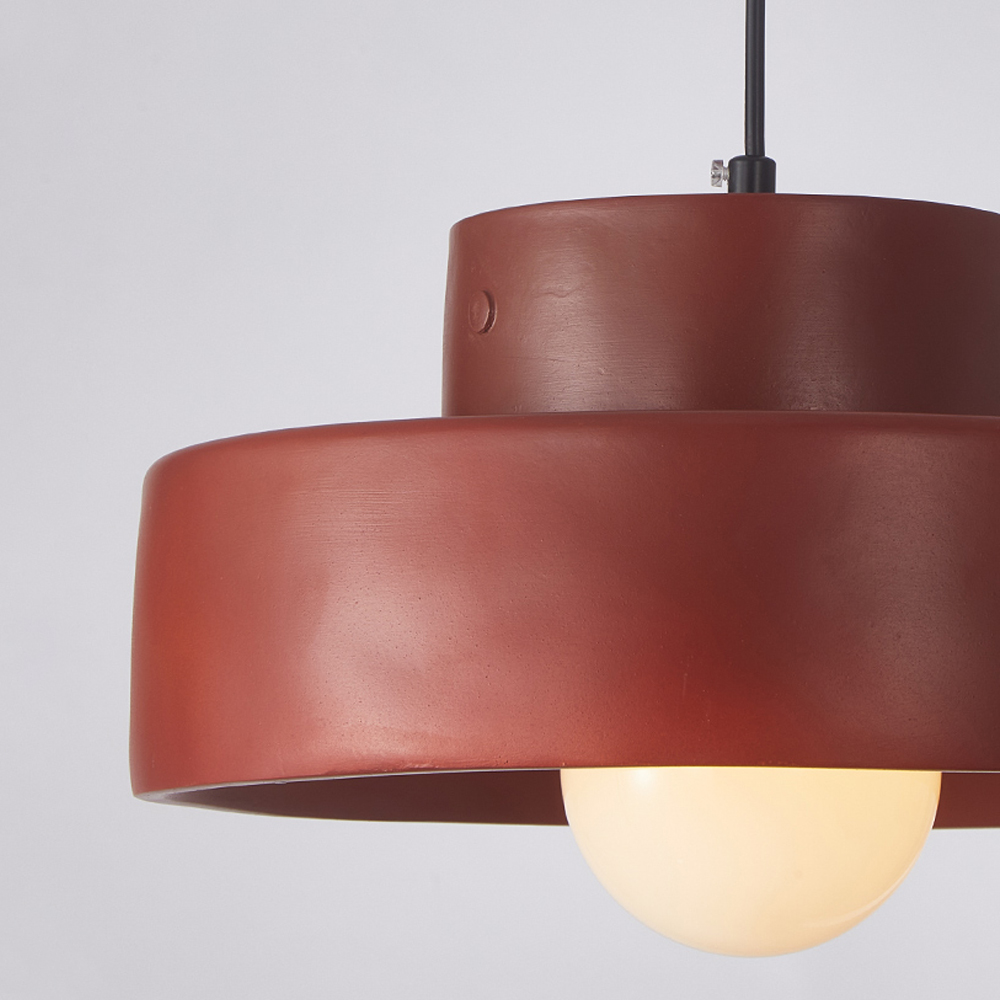 Nordic Original Minimalist Metal Chandelier Red, Green, Black