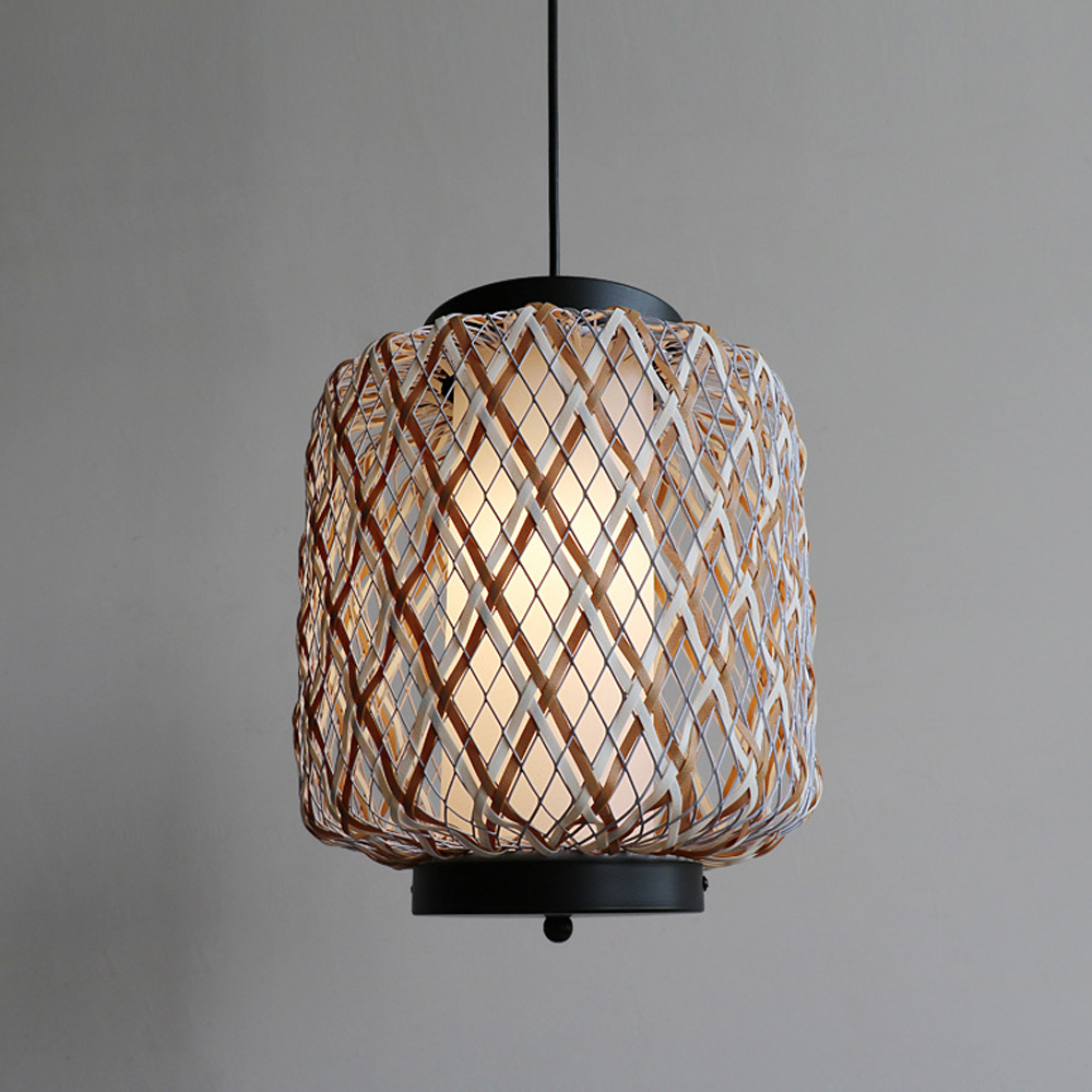 Outdoor Waterproof Lantern Chandelier Garden Balcony Rattan Decorative Lamps