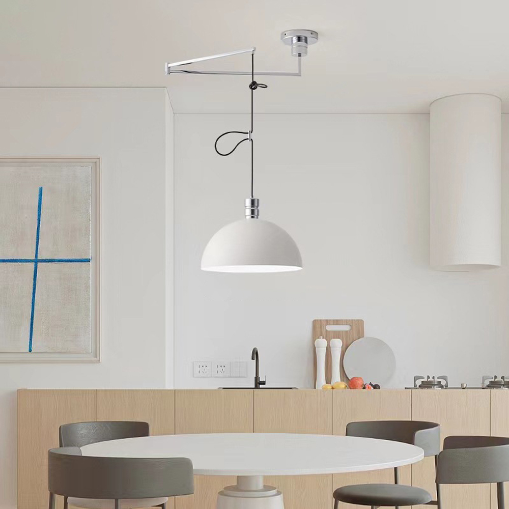 Dining Room Danish Flush Mount Ceiling Light Dome Chandelier Lighting