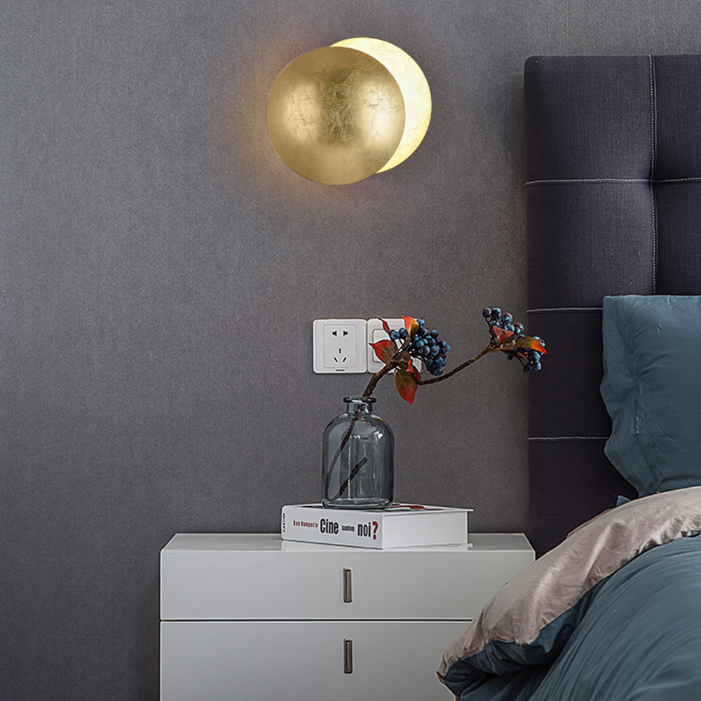 Italian Design Moon LED Lamp Bedside Wall Lamp Staircase Aisle Lights