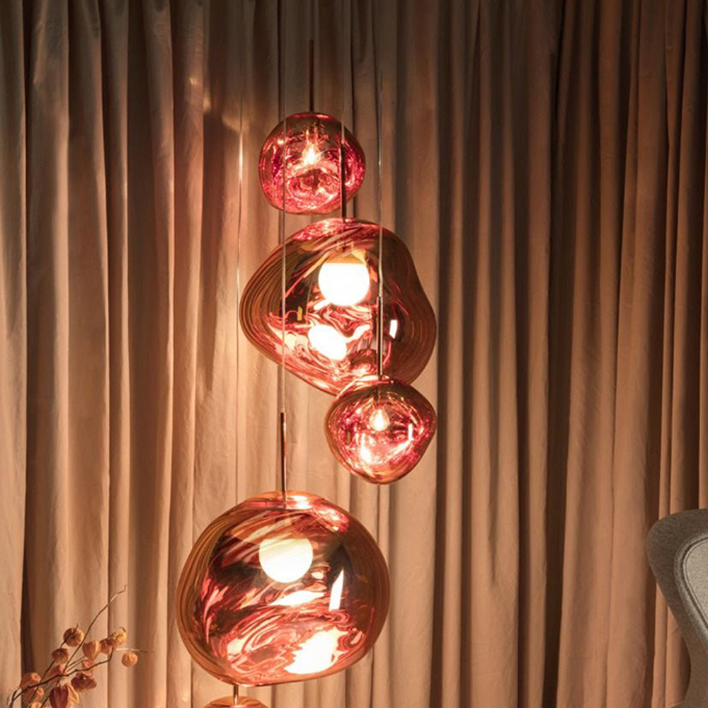 Designer Lava Chandelier Villa Loft Duplex Stairwell Pendant Light Apartment Living Room Empty Luxury Restaurant Lamp