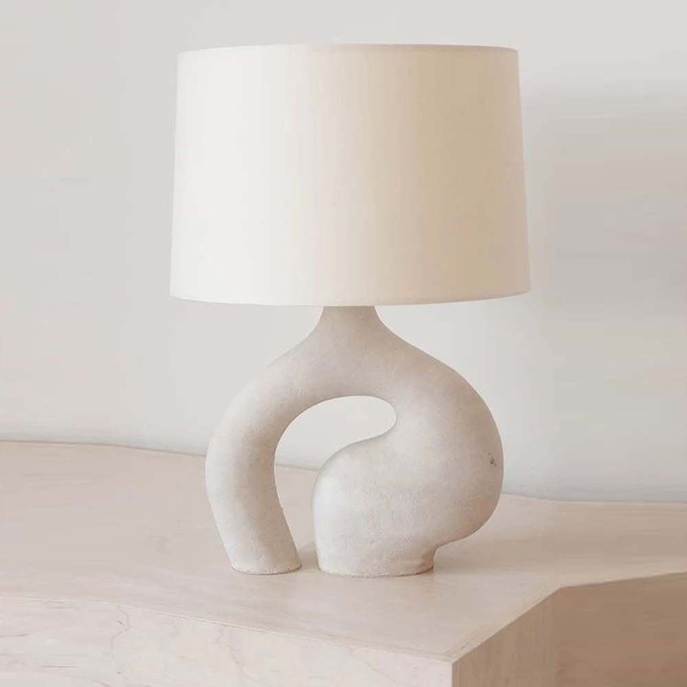 Nordic Simple Resin Table Lamp Bedroom Bedside Lamp