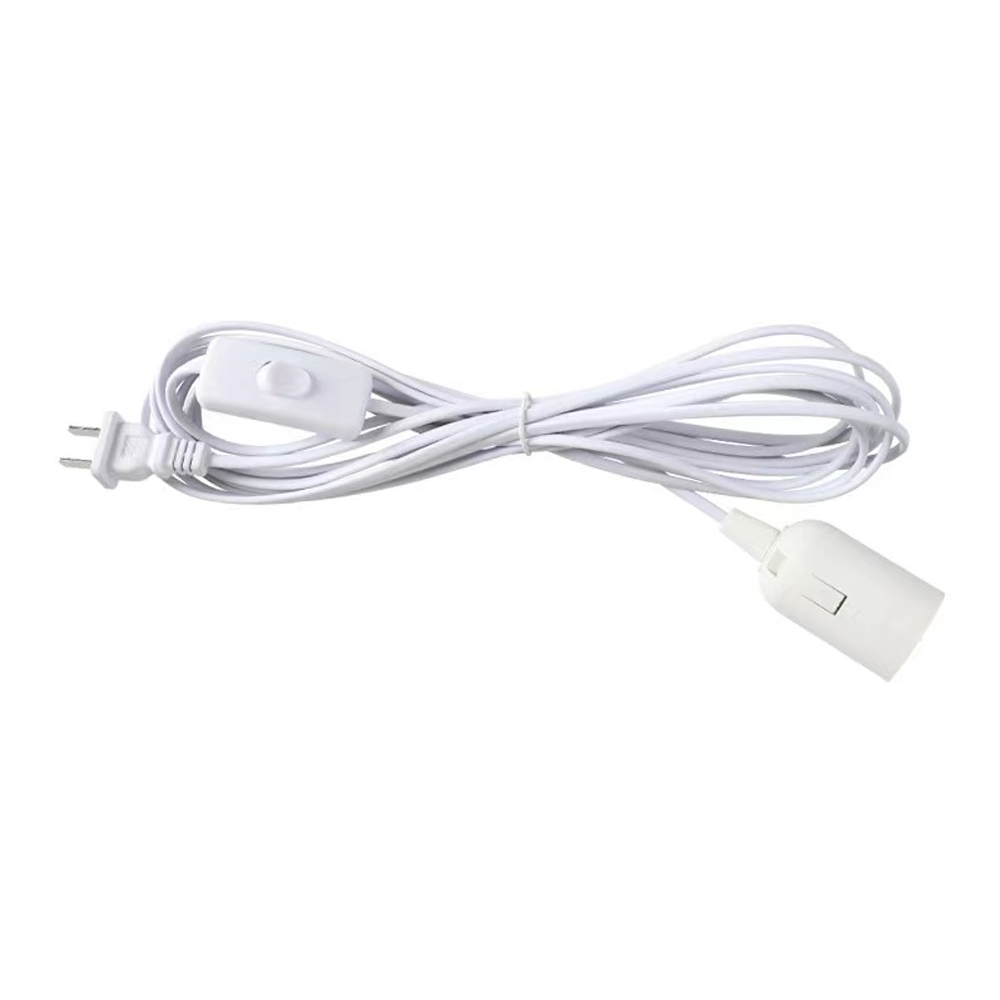 Household E26/E27 Hardwired Cord+Canopy Plug-in Line