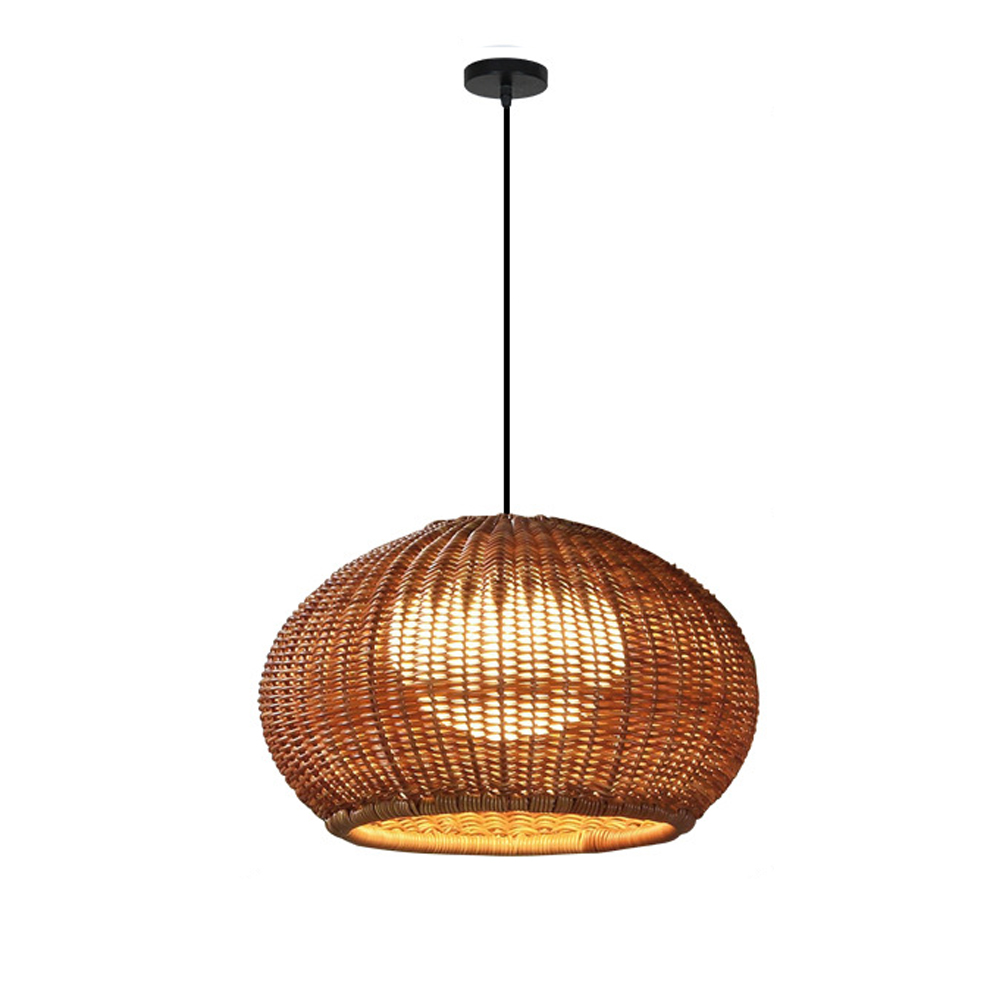 Outdoor Waterproof Pendant Light Homestay Rattan Lighting