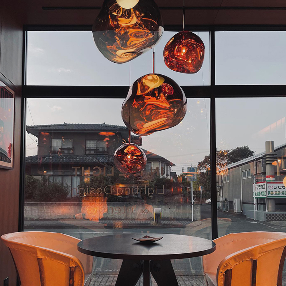 Designer Lava Chandelier Villa Loft Duplex Stairwell Pendant Light Apartment Living Room Empty Luxury Restaurant Lamp
