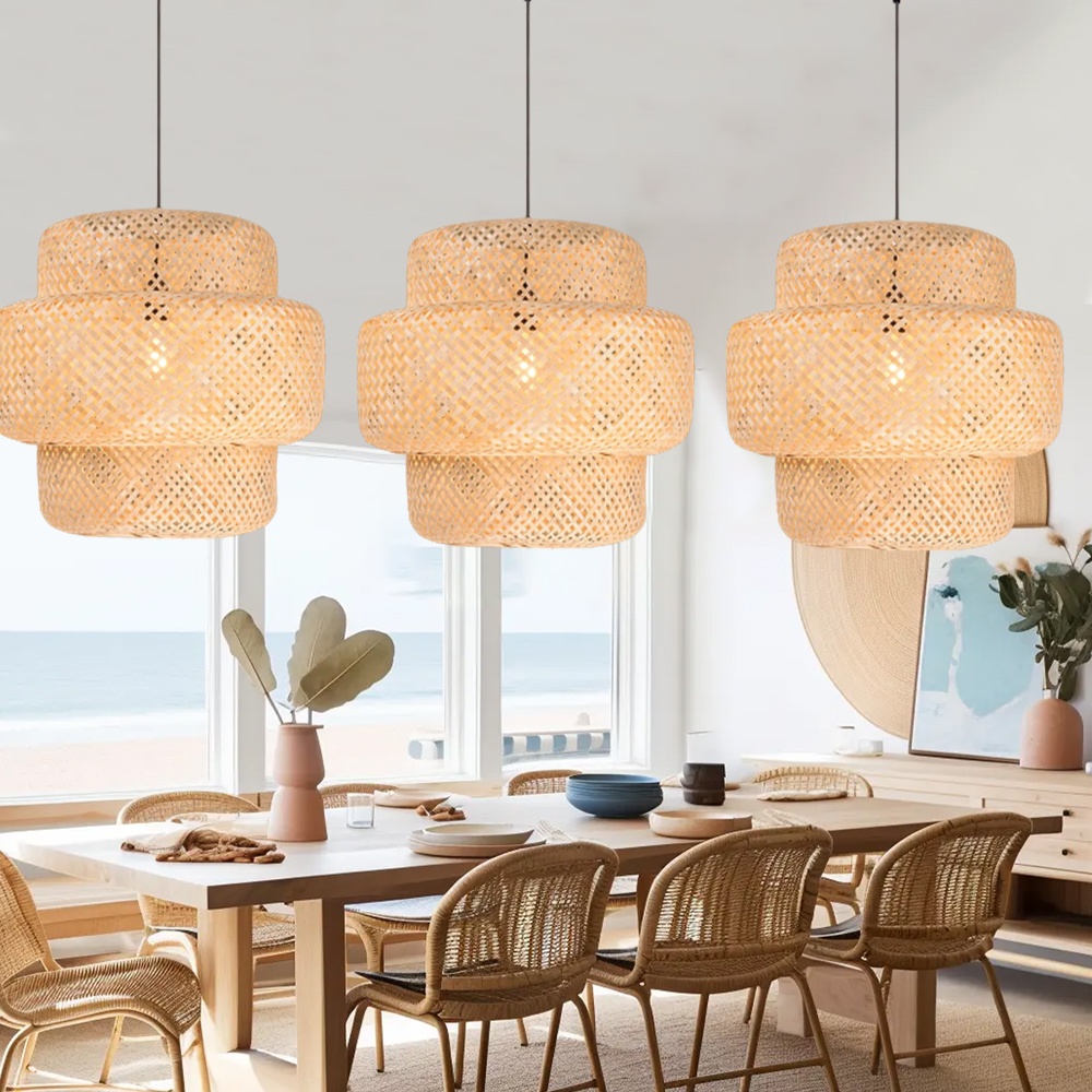 SINNERLIG Bamboo Pendant Light Nordic Simple Chandelier