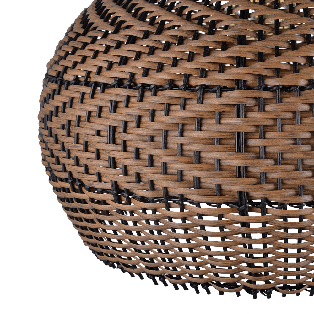Kitchen Island Ideas Brown Rattan Pendant Light Dining Room Light Fixture
