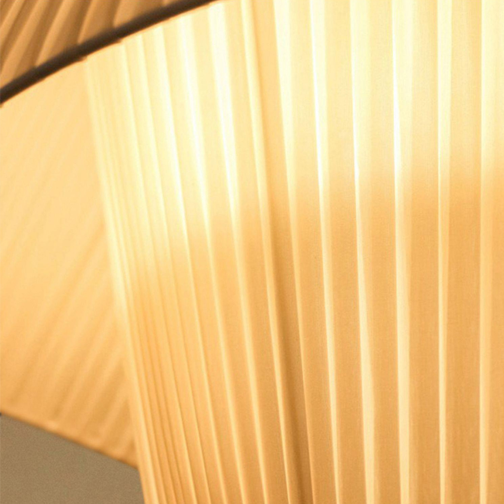 Unique Fabric Chandelier Bedroom Dining Room White Hanging Lamp
