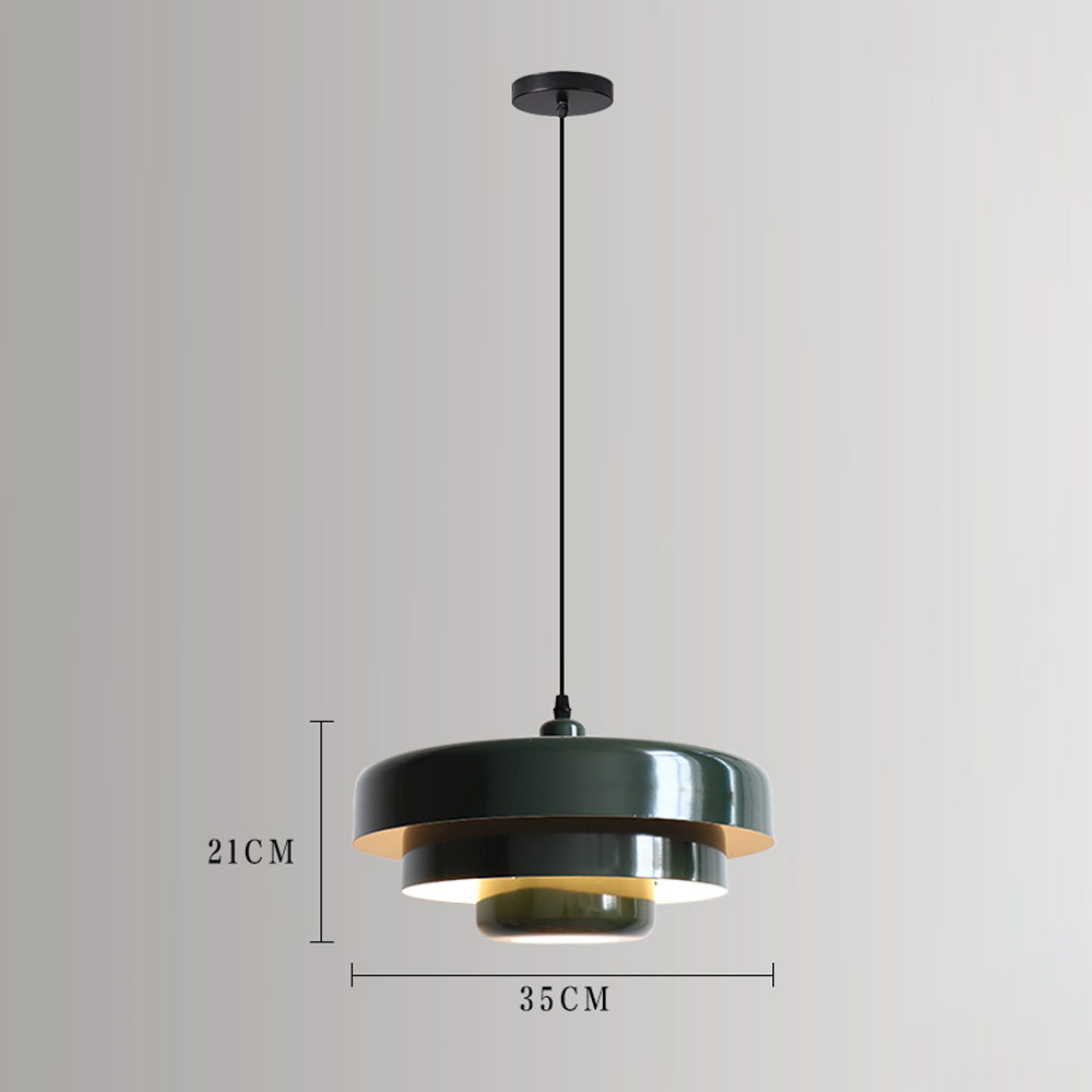 Nordic Minimalist Metal Pendant Light Danish Classic Multi-layer Lamps