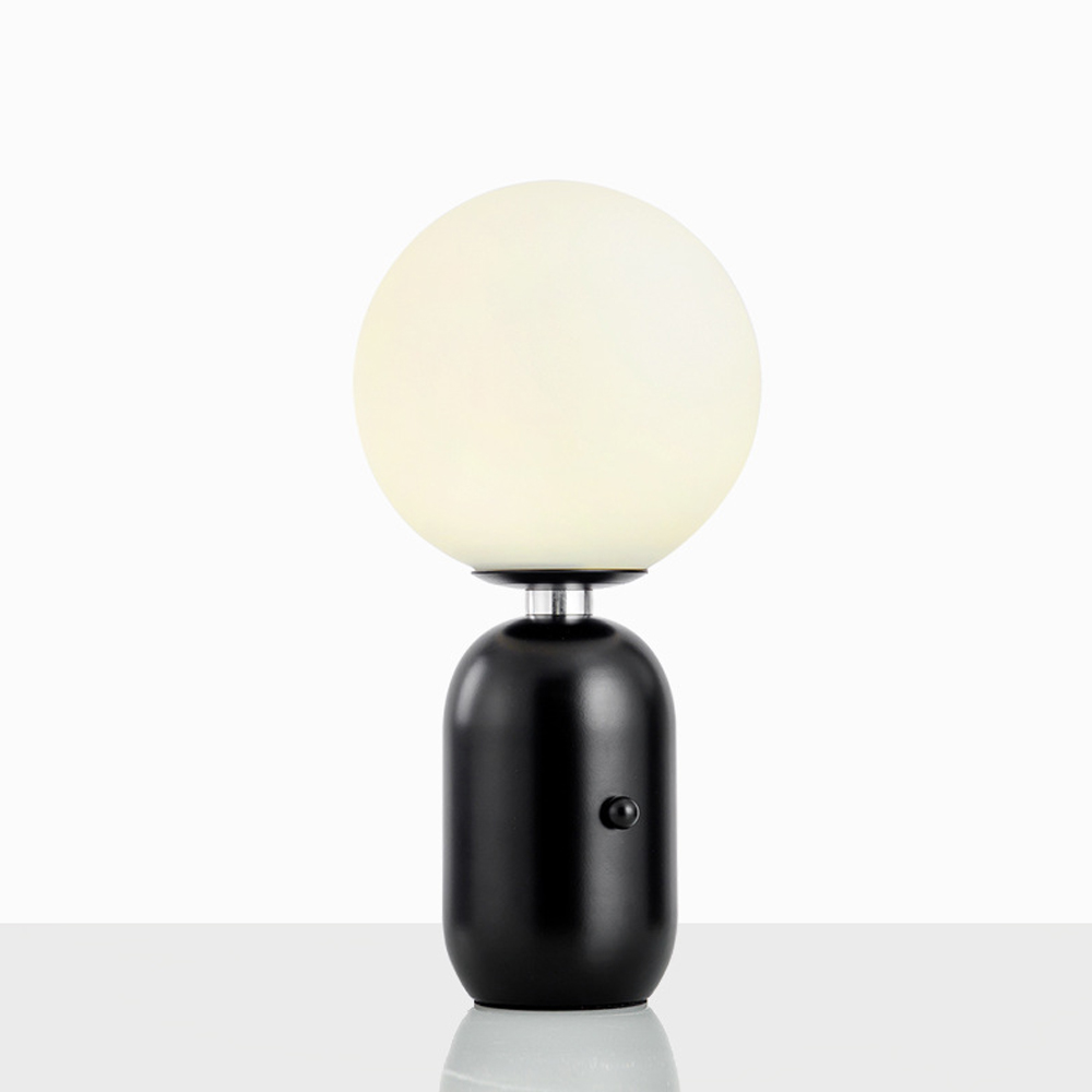 Nordic Simple Bedroom Bedside Light Luxury Glass Ball Table Lamp