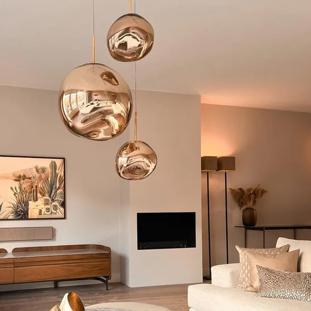 Designer Lava Chandelier Villa Loft Duplex Stairwell Pendant Light Apartment Living Room Empty Luxury Restaurant Lamp
