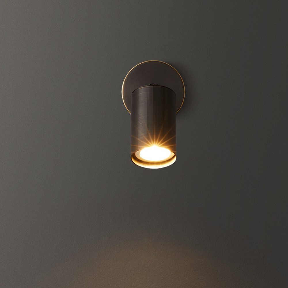 Modern Luxury Bedroom Bedside Copper Wall Lamp Corridor Simple Spotlight