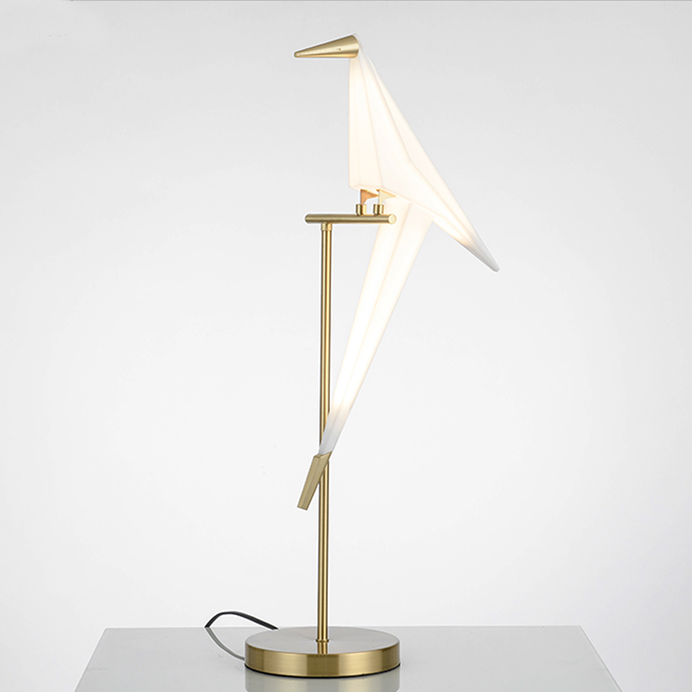 Nordic Luxury Thousand Paper Crane Bird Table Lamp