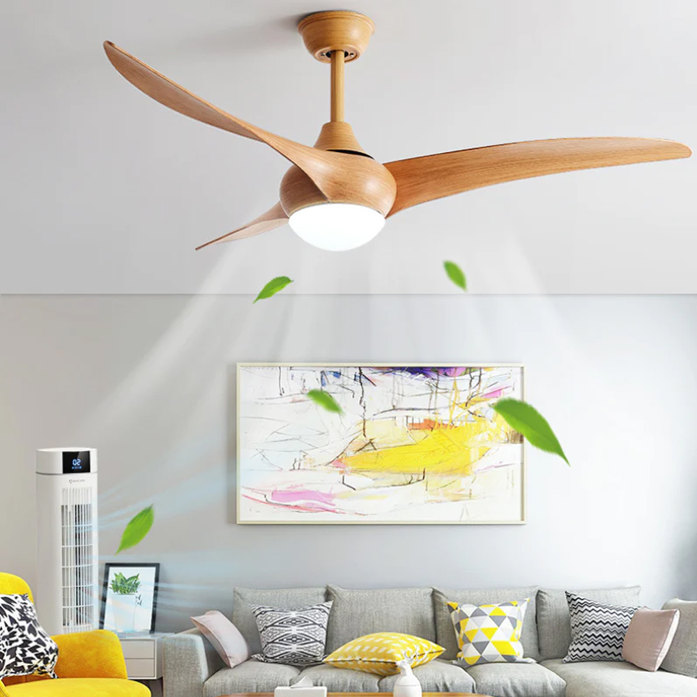52 Inch Ceiling Fan with Lights Remote Control