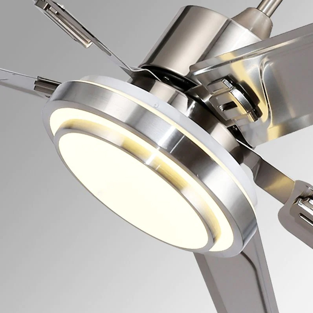 Metal Ceiling Fans Modern Style 1 Light