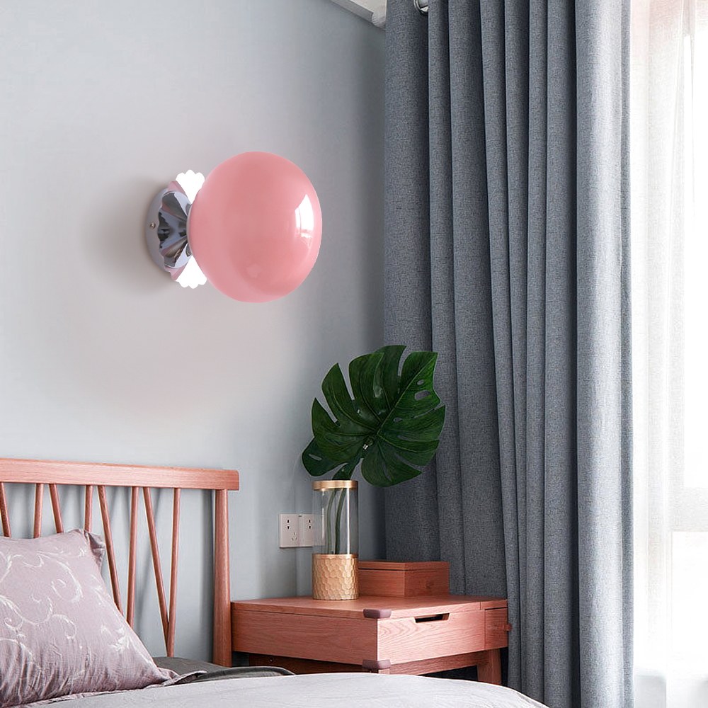 Nordic Modern Corridor Decorative Wall Lamp Minimalist Bedside Small Ball Wall Sconce