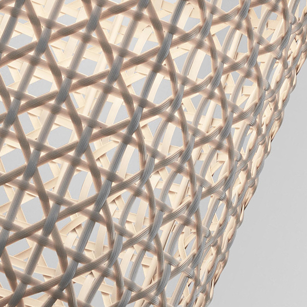 Outdoor Courtyard Lantern Rattan Wall Sconce Waterproof Garden Decor Lamp