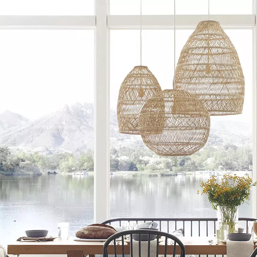 basket weave light shades