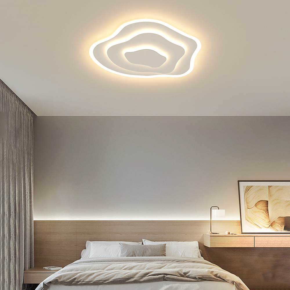 Nordic Minimalist Flower Acrylic Ceiling Light For Bedroom