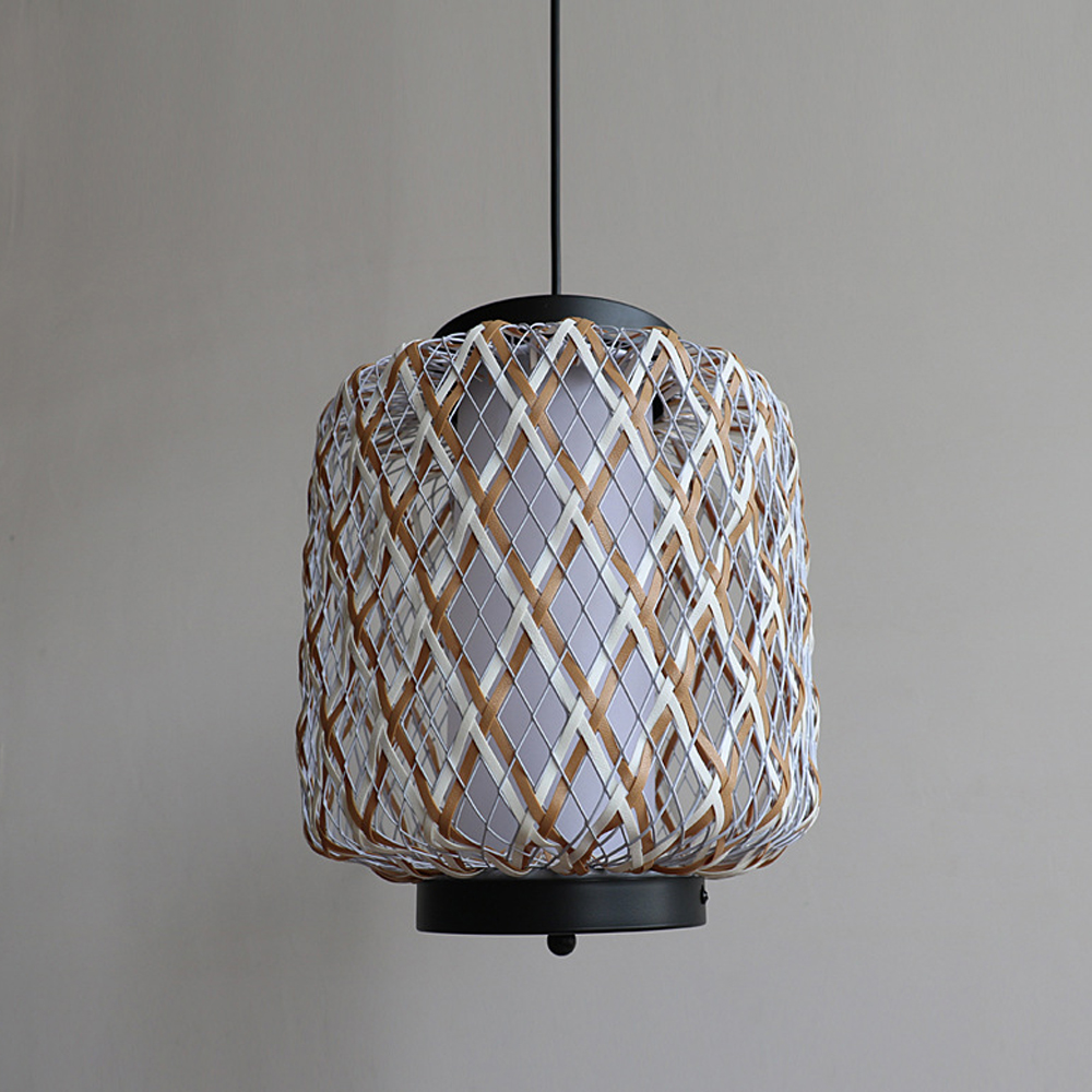 Outdoor Waterproof Lantern Chandelier Garden Balcony Rattan Decorative Lamps
