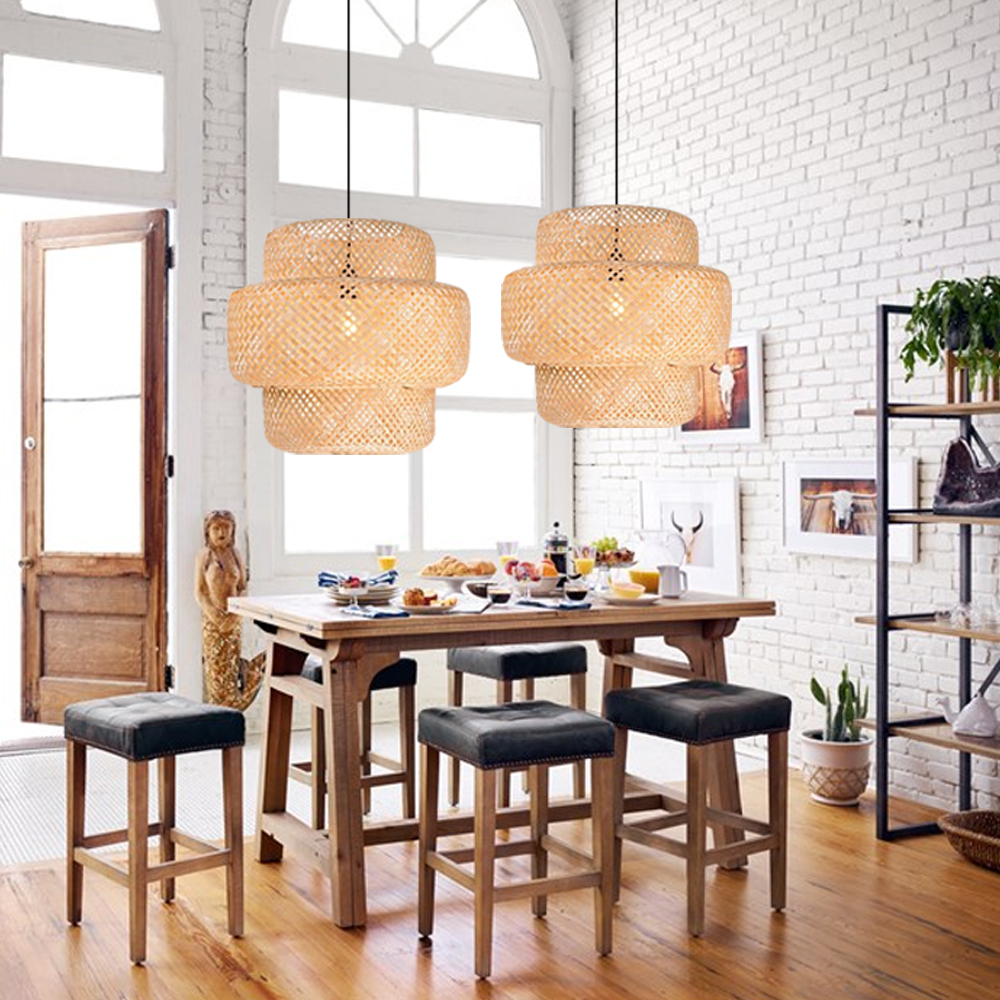 SINNERLIG Bamboo Pendant Light Nordic Simple Chandelier