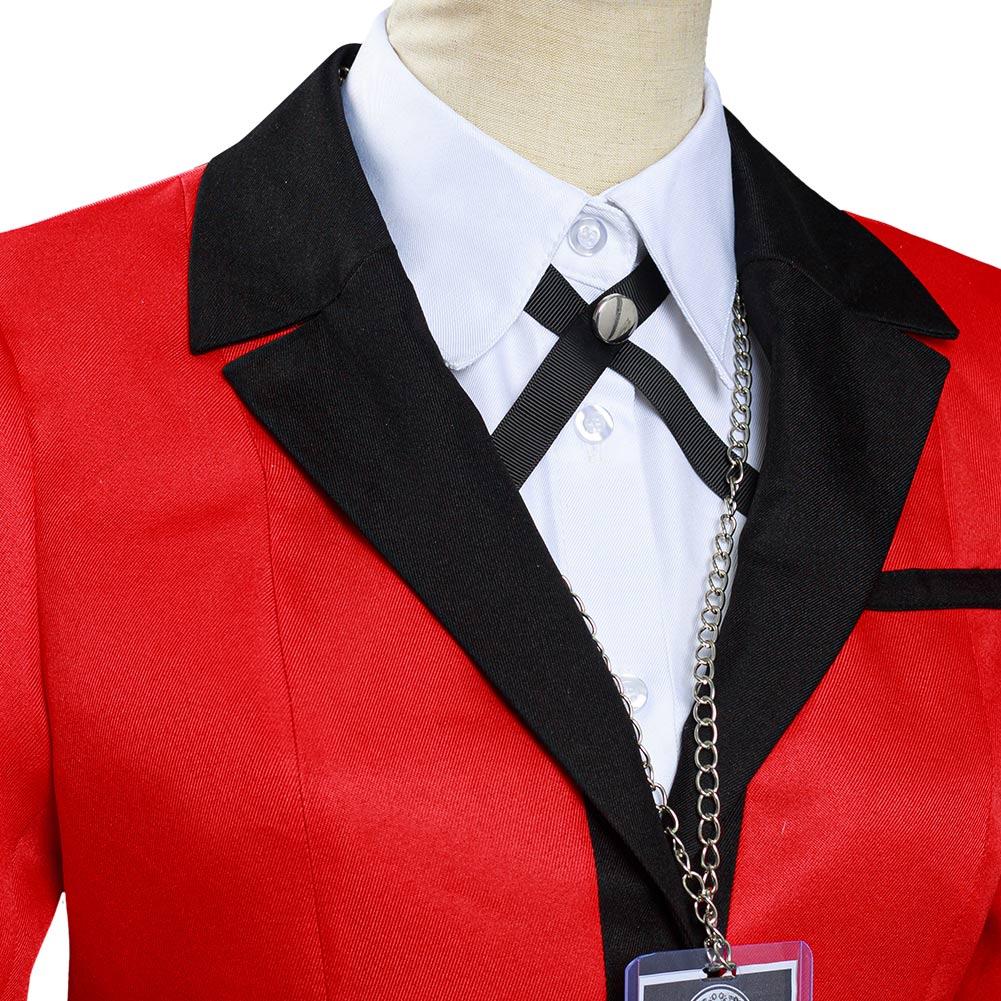 Kakegurui: Compulsive Gambler Jabami Yumeko/Meari Saotome Uniform Skirt Outfits Cosplay Costume Halloween Carnival Suit