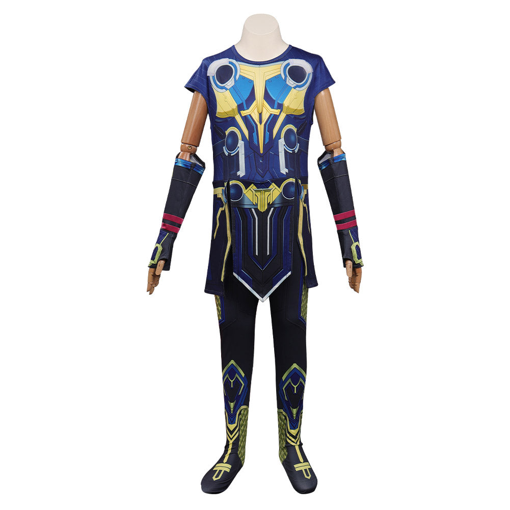Movie Thor: Love and Thunder Kids Cosplay Costume Festival Party Outfit