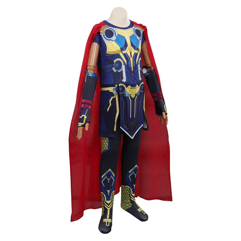 Movie Thor: Love and Thunder Kids Cosplay Costume Festival Party Outfit