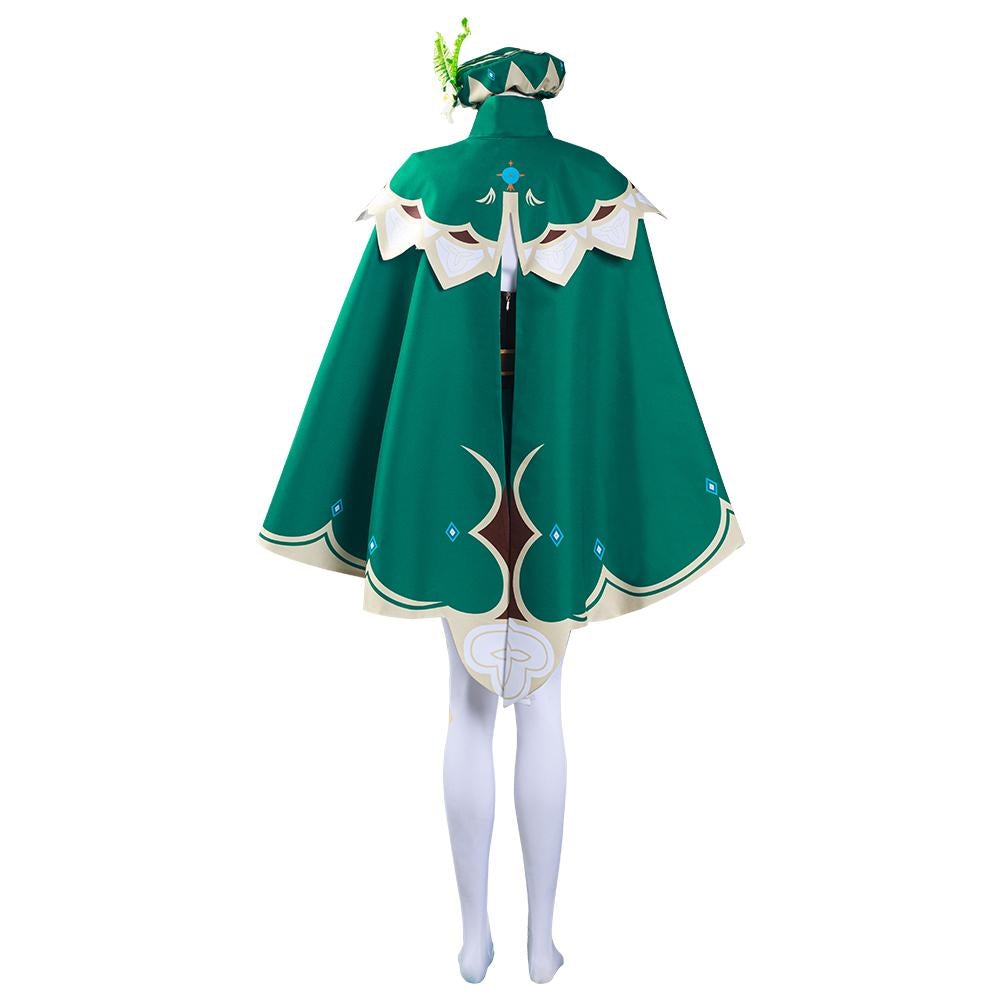 Game Genshin Impact Venti Cosplay Costume Outfit Suit Festival Christmas Carnival Party 