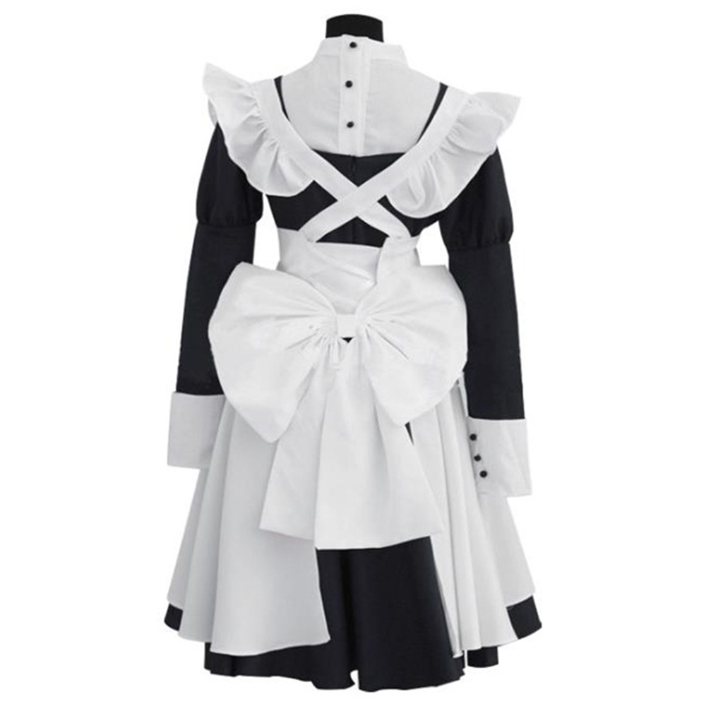 Anime Black Butler Mey Rin Cosplay Costume Maid Dress Outfits Halloween Carnival Suit
