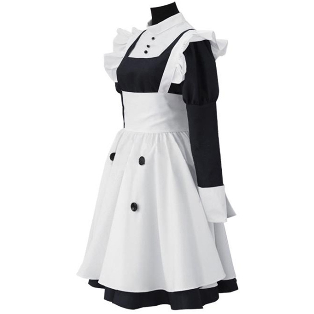 Anime Black Butler Mey Rin Cosplay Costume Maid Dress Outfits Halloween Carnival Suit