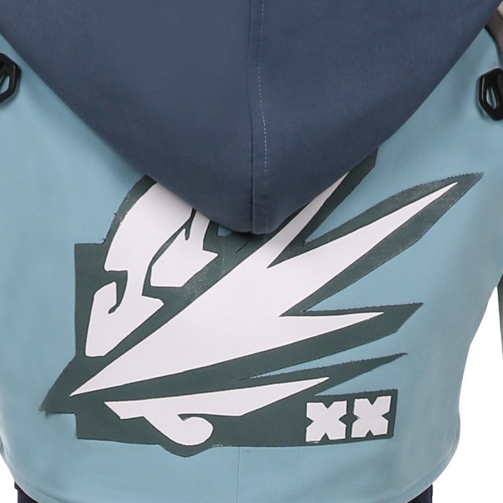 Game Valorant Jett Halloween Jumpsuit Outfit Cosplay Costume