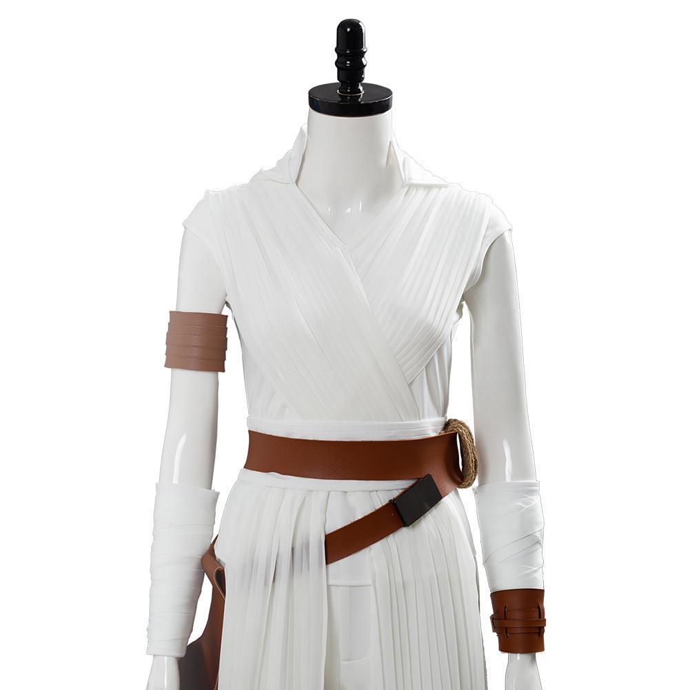 Star Wars 9 The Rise of Skywalker Rey Cosplay Costume Outfits Halloween Carnival Suit
