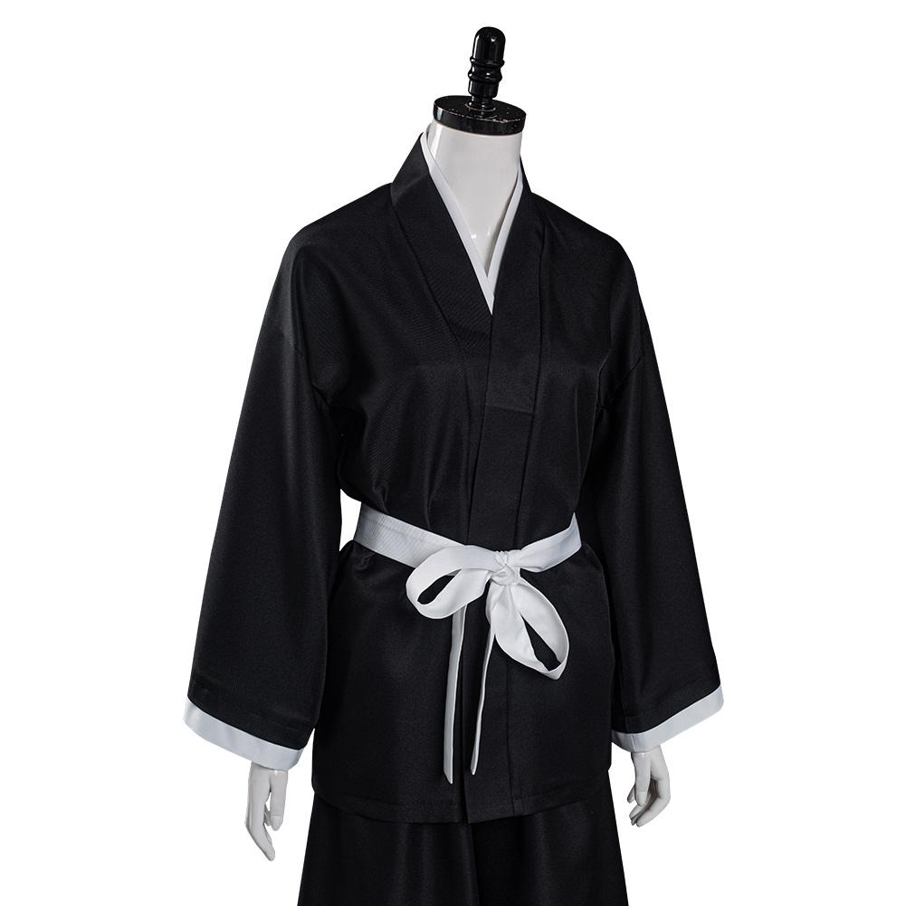 Bleach Kuchiki Rukia Japanese Kimono Outfits Cosplay Costume Halloween Carnival Suit