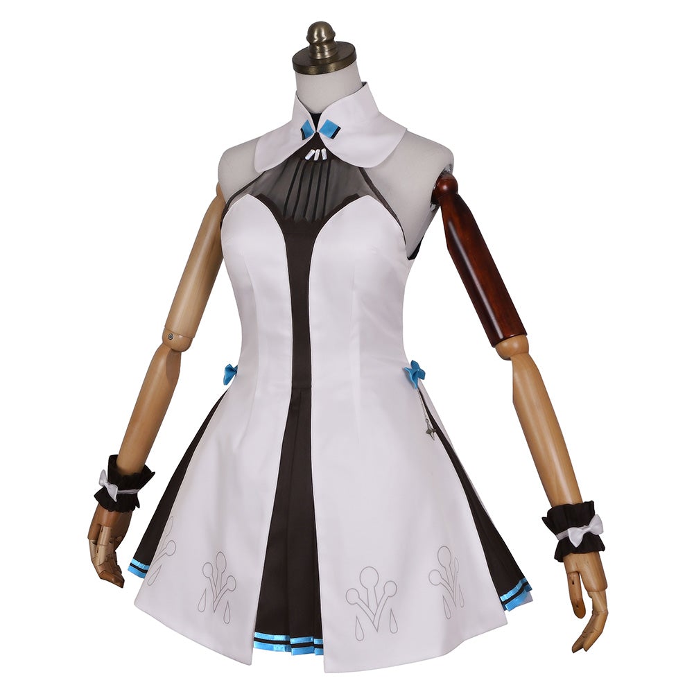 Game Genshin Impact Concierto Barbara Gunhild Cosplay Costume Skirt Dress Festival Carnival Christmas