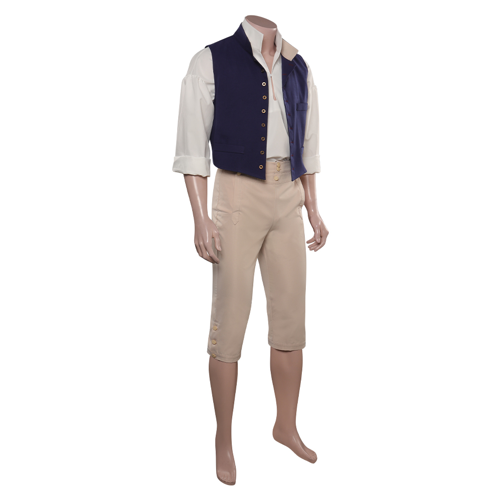 Movie The Little Mermaid Prince Eric Cosplay Costume Halloween Carnival Party Suit