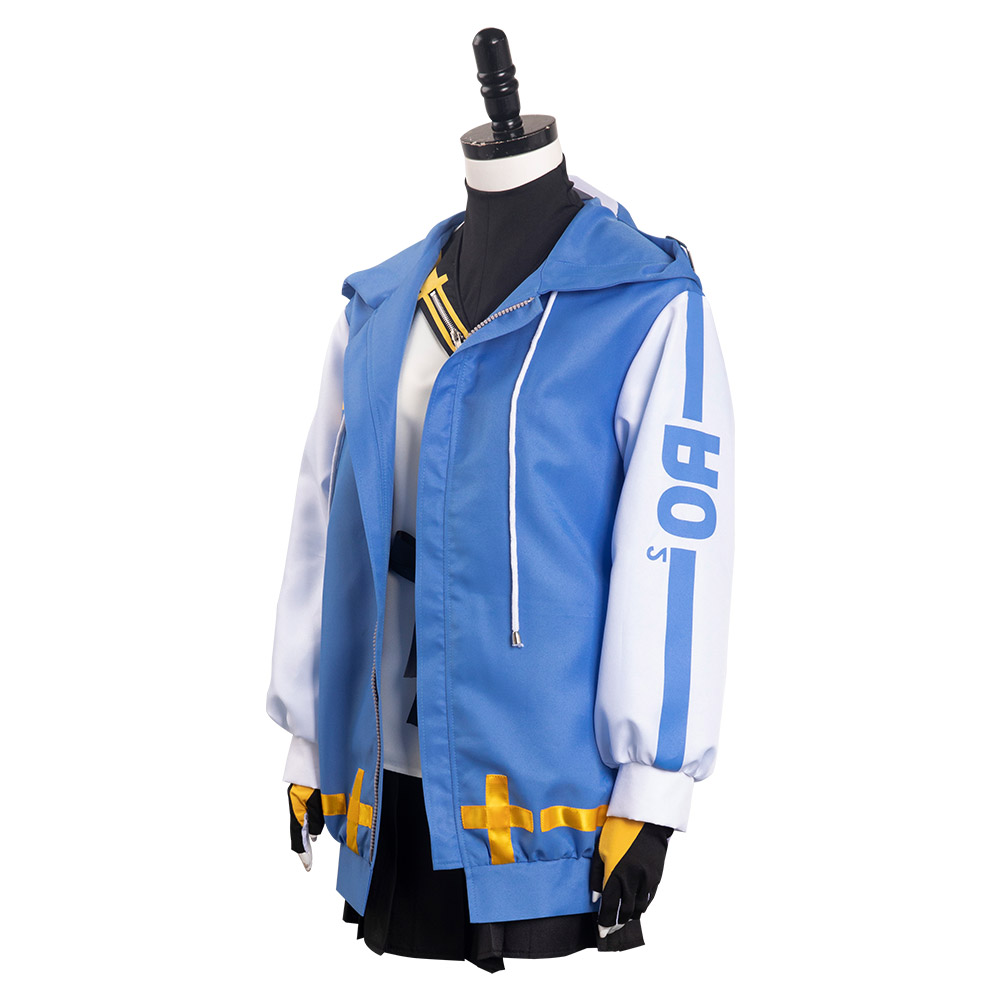 Game Guilty Gear Strive Bridget Cosplay Costume Hoodie Skirt Outfits Halloween Carnival Party Suit