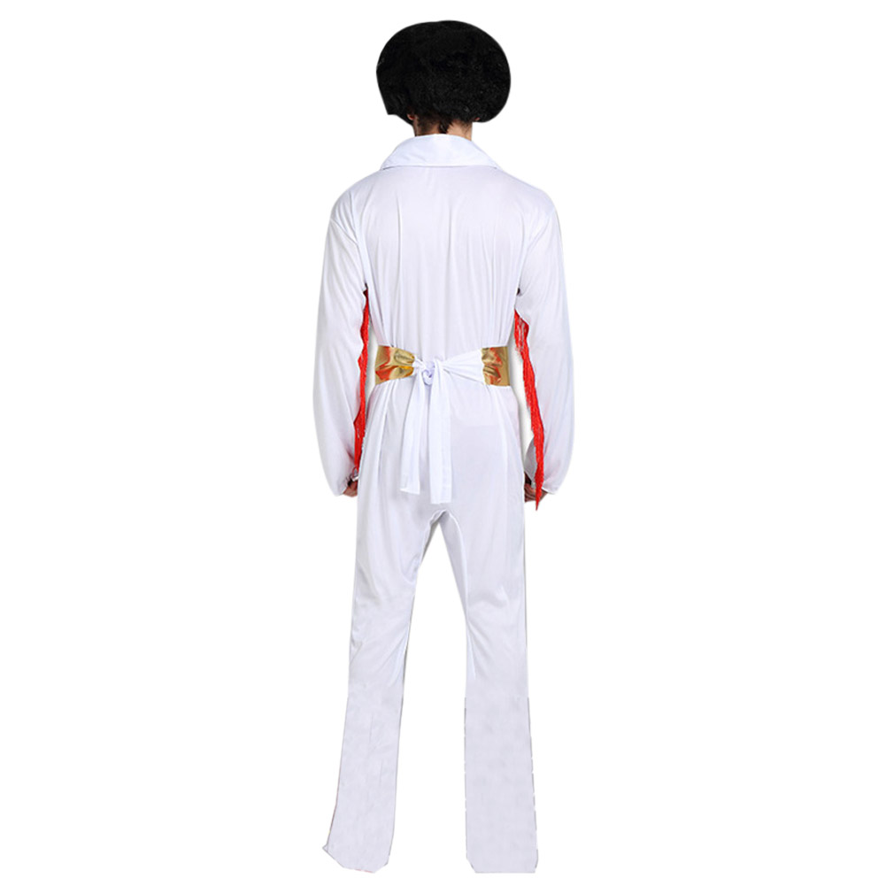 Movie Elvis Cosplay Costume Jumpsuit Outfits Halloween Carnival Party Suit